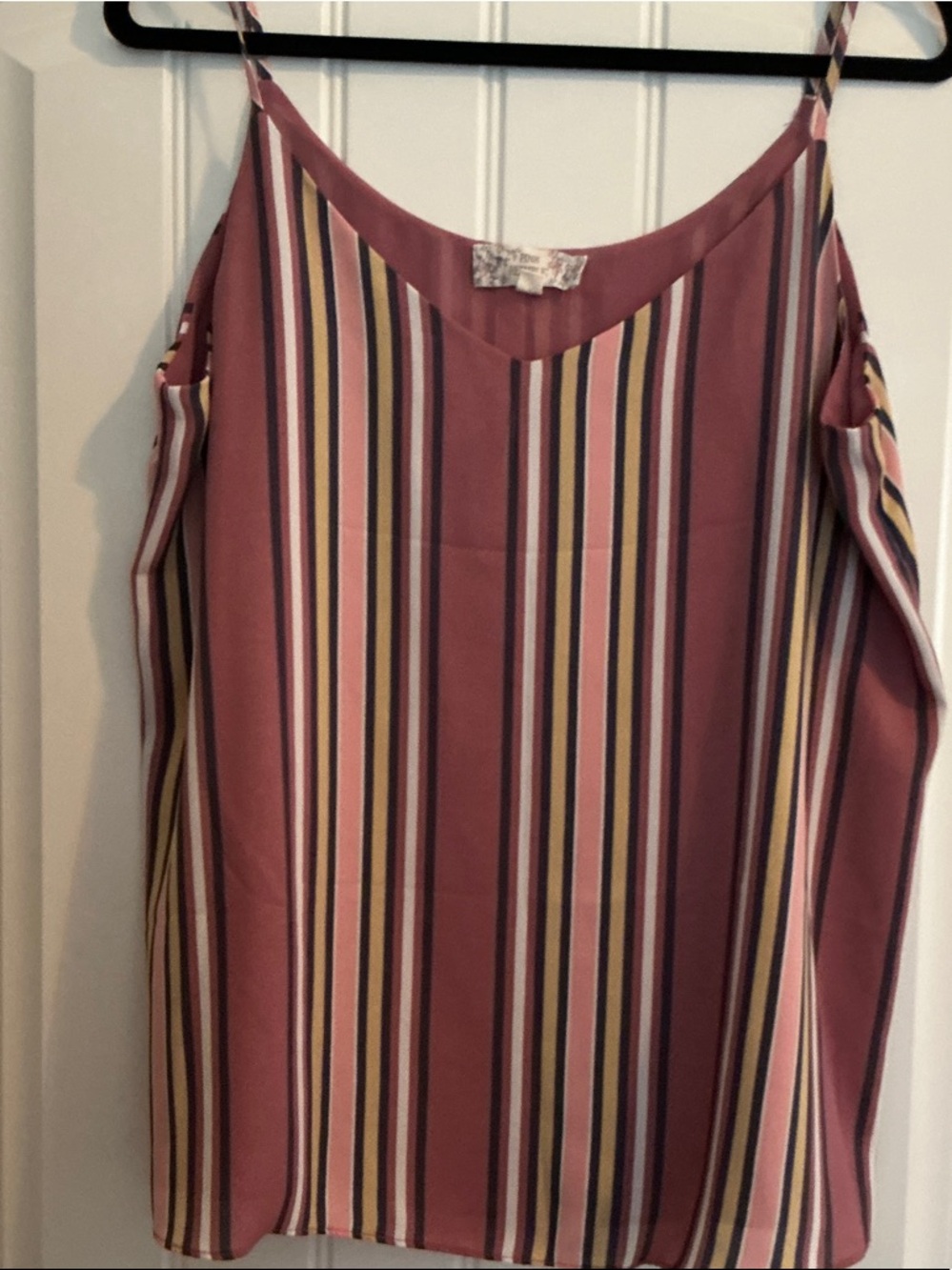 Pink Republic Mauve and Pink Striped Blouse